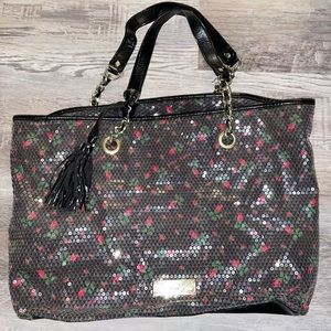 Betsy Johnson sequins purse.